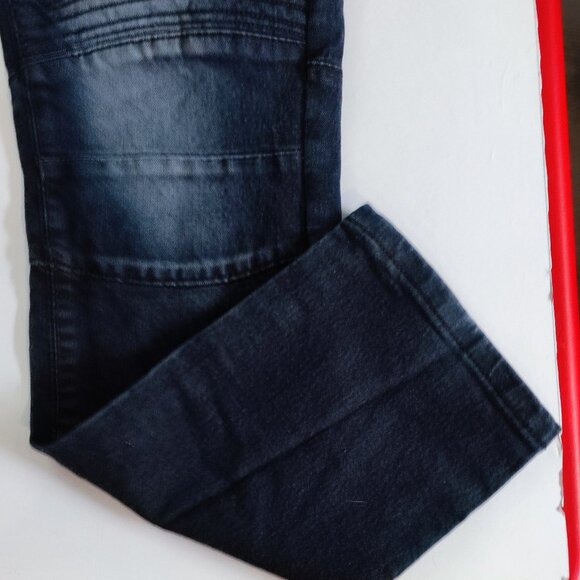 Encrypted jeans moto style indigo blue factory distressed men's size 30X32 - Picture 11 of 14